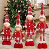 20-Inch Standing Christmas Doll - Cute Boy & Girl Festival Decoration Ornament