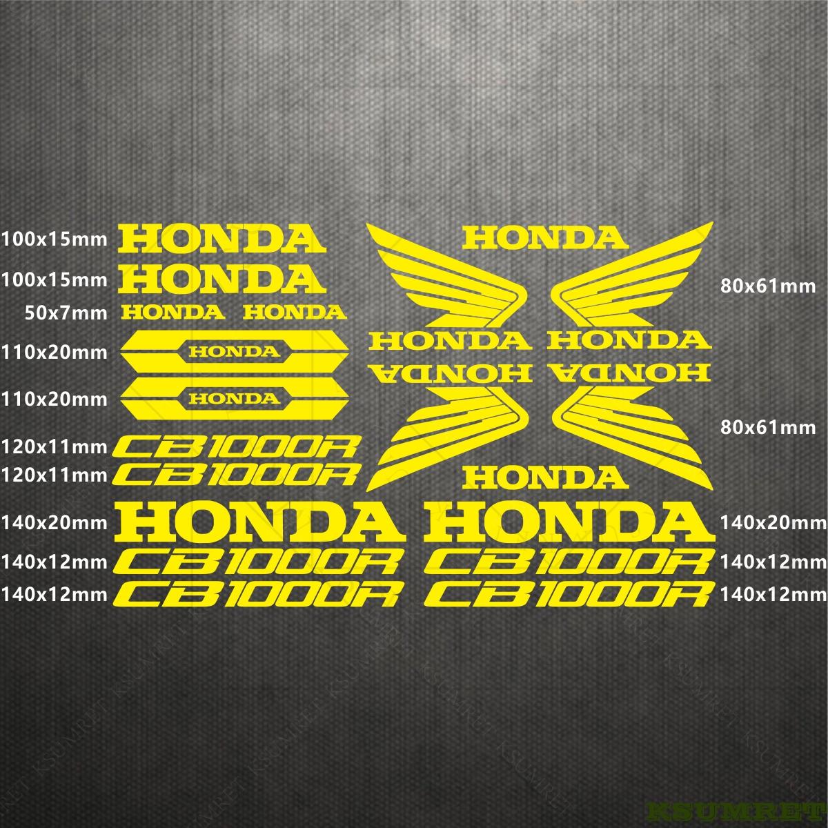 Honda Motorcycle Stickers CB1000R Logo Decal Waterproof