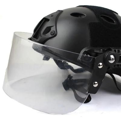 Óculos Táticos para Capacete com Chifres Removíveis para Capacete FAST MICH Anti-Nevoeiro e Anti-Distúrbios CS Óculos de Proteção Ajustáveis