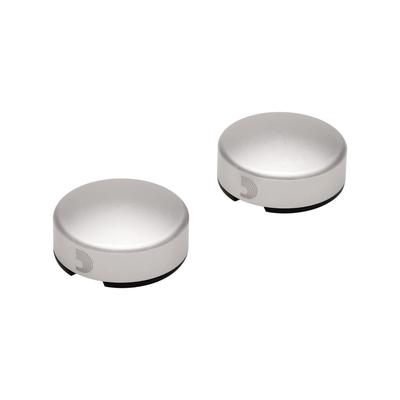 Fußschalterkappe Fußschalteraufsatz Silber 2 Stück D'Addario PW-FST-02S []