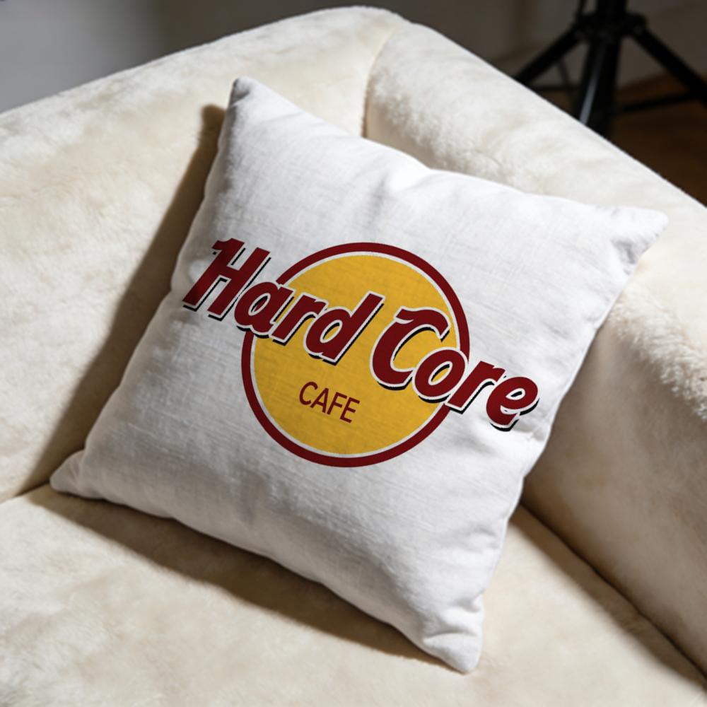Stylish HHardcore Cafeiou Cushion Cover Soft Decorative Pillow Case Suitable for Bedroom Sofa Car Travel Use