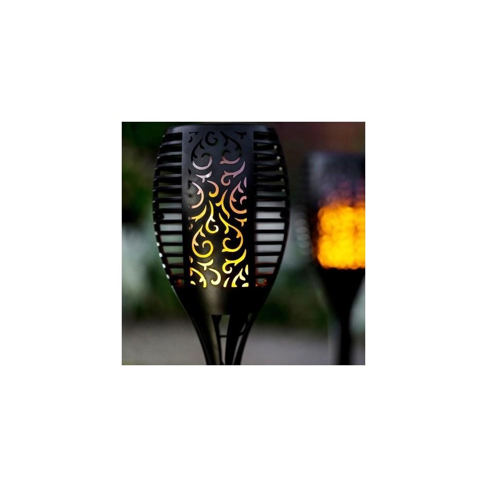 

Солнечная садовая лампа с эффектом пламени вверх, средняя