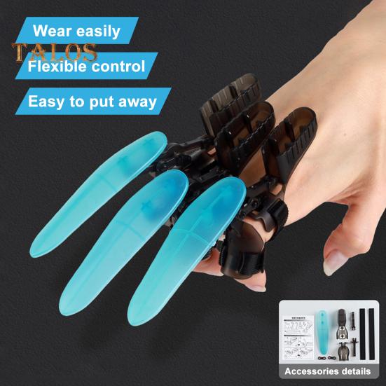 3Pcs 3D Impresso Mecânico Garra Brinquedo Dedo Wolverine Garras Tamanho Ajustável Halloween Cosplay Equipamento para Adultos Crianças