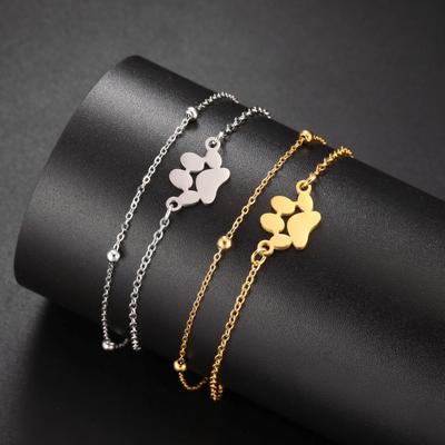 Pet Cat Dog Hip Hop Couple Bracelets Unisex Jewelry Valentine's Day Gift Accessories