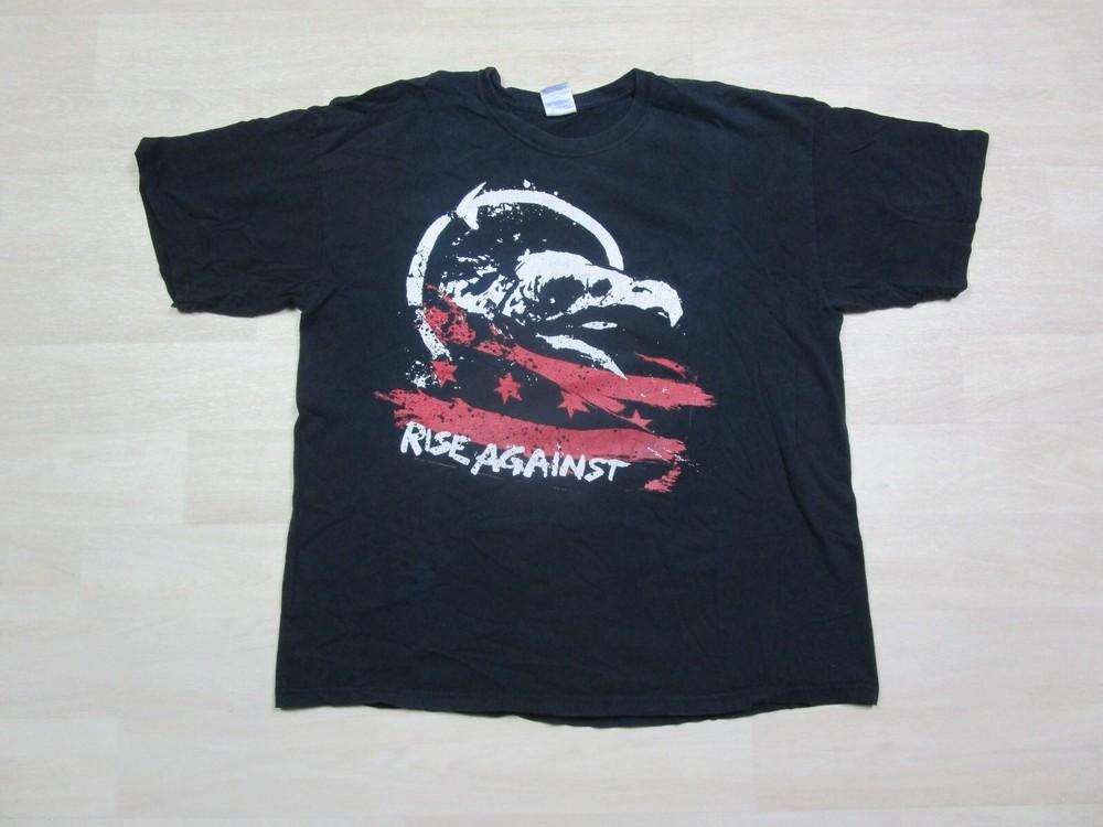Rise Against Band T-shirt XL Y2K Vintage American Hardcore Punk Rock Concert XXXXL