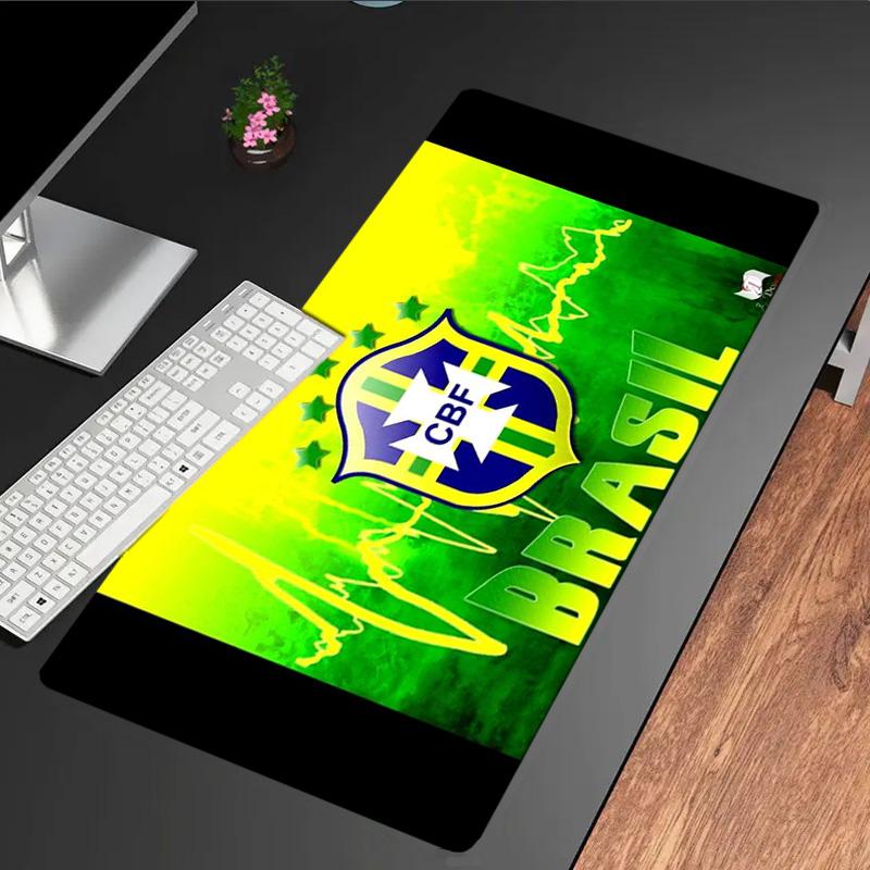 Brazilian Football Federation Emblem Mouse pad Mouse pad, Gaming Mouse Pad, keyboard pad, Desk Decor for computer notebook Fan Gift Birthday Gift