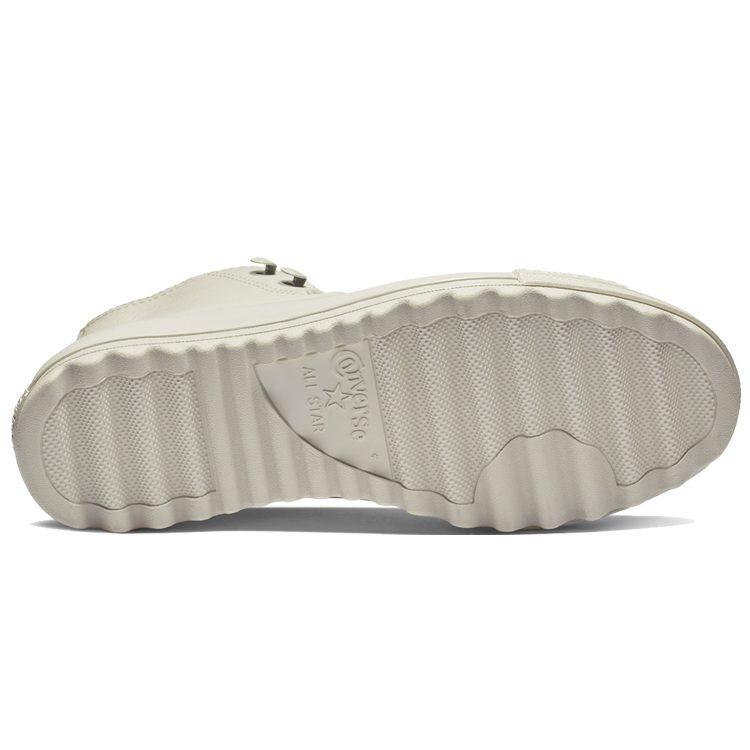 Converse Chuck Taylor All Star Street Warmer Ripple High Top Thick Sole Pure White Women's 562423C