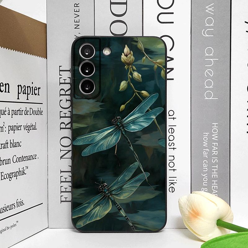 

Flower Cute Dragonflies Vintage Floral Pattern Phone Case for Honor Huawei 200 Lite 100 400 PRO 80 X9 Magic 7 6 Lite 5 Pro Cover Honor 90