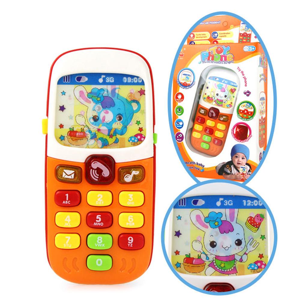 1pc Phone Toy Adorable Musical Creative Educational Funny Phone Toy for Baby Kids Infant