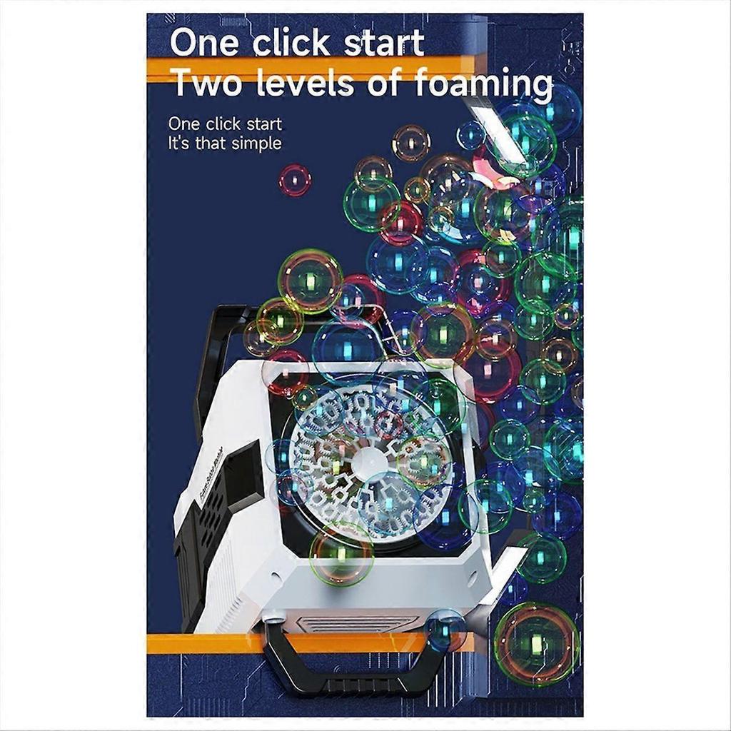 Bubble Machine, Automatic Bubble Machine with LED Lights