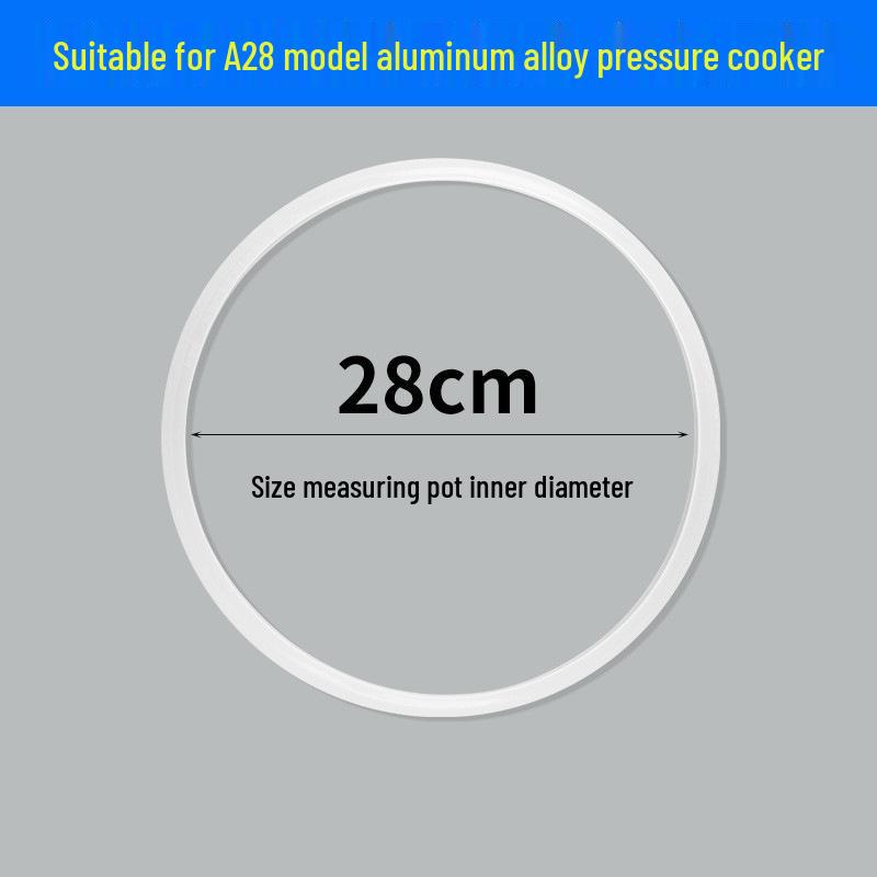 Silicone Sealing Ring for Aluminum Alloy Pressure Cooker - Compatible with Hongshuangxi Aiqi, Wanbao, Samsung Models