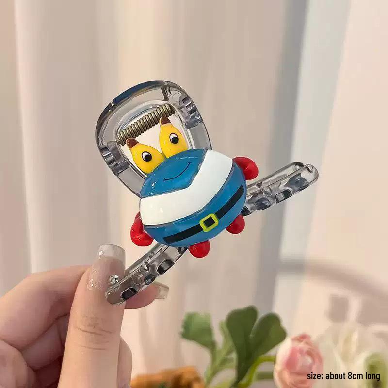 SpongeBob & Patrick Star Cartoon Hair Claw Clips