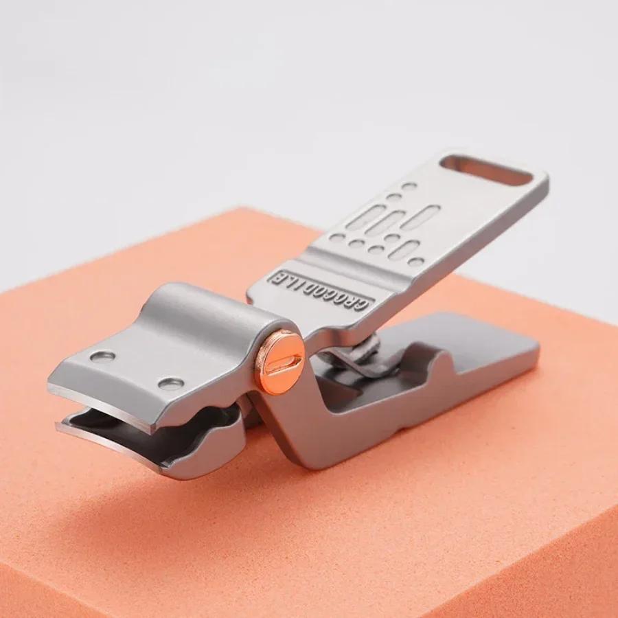 

Mini Micro Crocodile Bionic Nail Clippers High Quality Stainless Steel Manicure Tool Fingernail Cutter серебряный