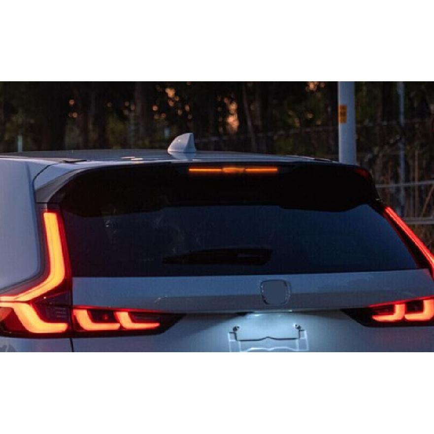 For Honda CR-V CRV 2023-2024 Black Exterior Tail High Brake Lamp Frame Trim 1PCS