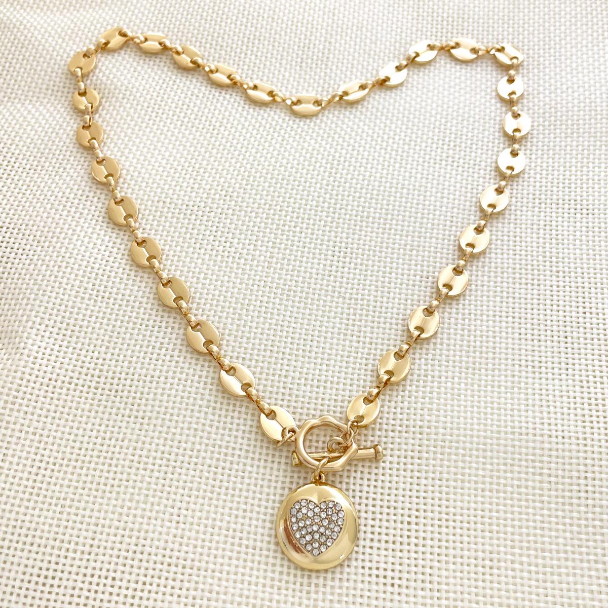 

Французское ретро, легкая роскошь, темпераментное ожерелье с OT-застежкой, женская любовь, модный дизайн, цепочка для ключицы