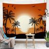 Sunset Beach Landscape Pattern Tapestry Fashion Home Decor Bedroom Living Room Tapestry