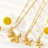 Porti 24k Gold Unicorn Pendant Necklace 1.875g