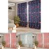 Elegant Nordic Style Sunshade Blackout Curtain With Durable Velcro Panel