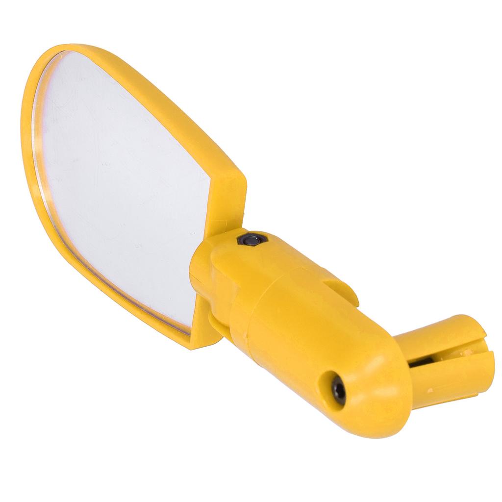 Bike Rearview Mirrors 360 Degree Rotatable Universal Bicycle Cycling Handlebar MirrorsYellow