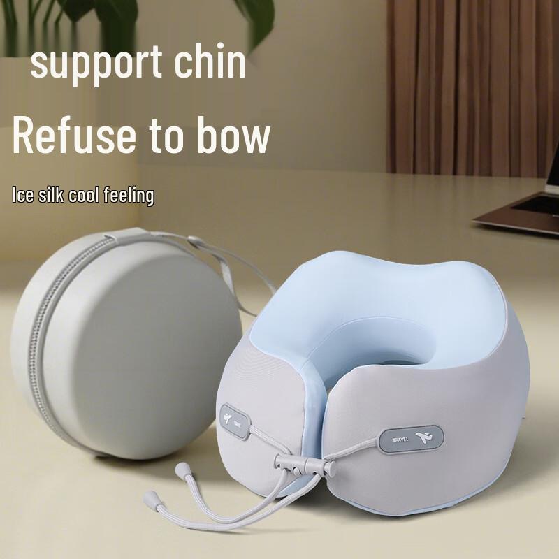 Miling přenosný cestovní polštář ve tvaru U