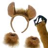 Animal Ears and Long Tail Cosplay Props for Masquerade Fancy Party Performance