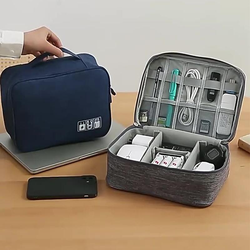 Digital Separated Travel Bag Large Capacity and Multifunctional Mobile Data Cable Power Bank Usb Storage Bag Portable Travel