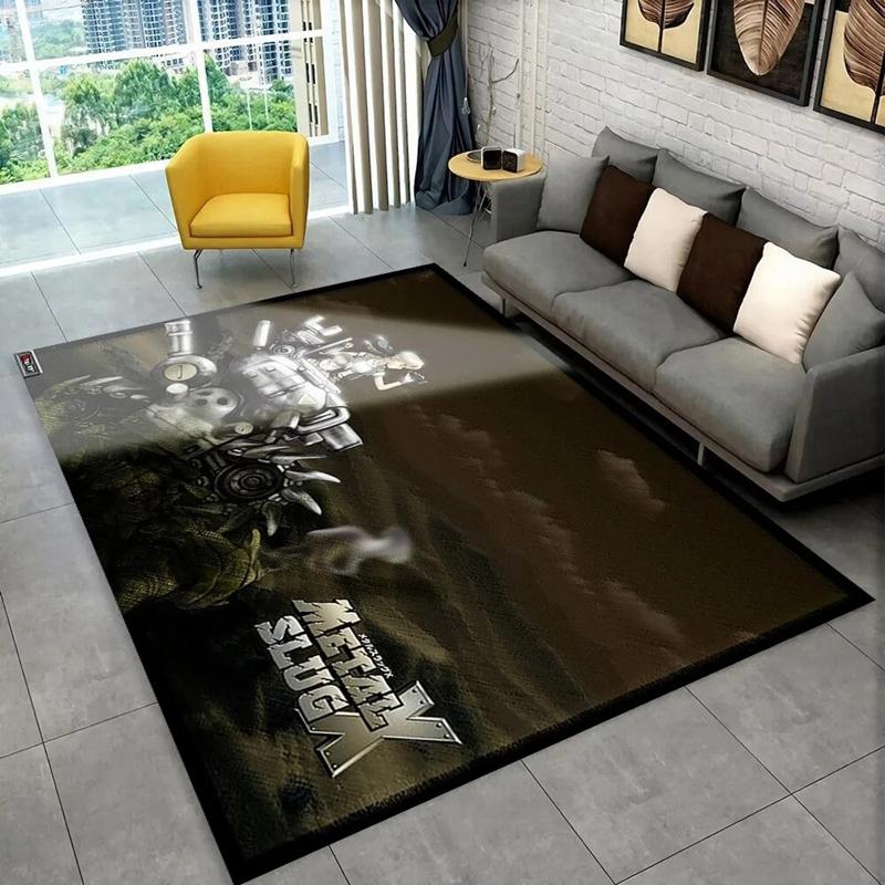 Classic Retro Game Metal Slug Bedroom Carpet for Home Decor Living Room Hallway Non-slip Mat Hotel Sofa Coffee Table Area Rugs