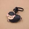 Cute Cartoon Sheep Shaped Bag Charm Waterproof PU Leather Pendant for Backpacks Handbags Keys Party Decor Accessory