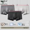 Sevenwolves Men's 7A Antibacterial Pure Cotton Boxer Briefs