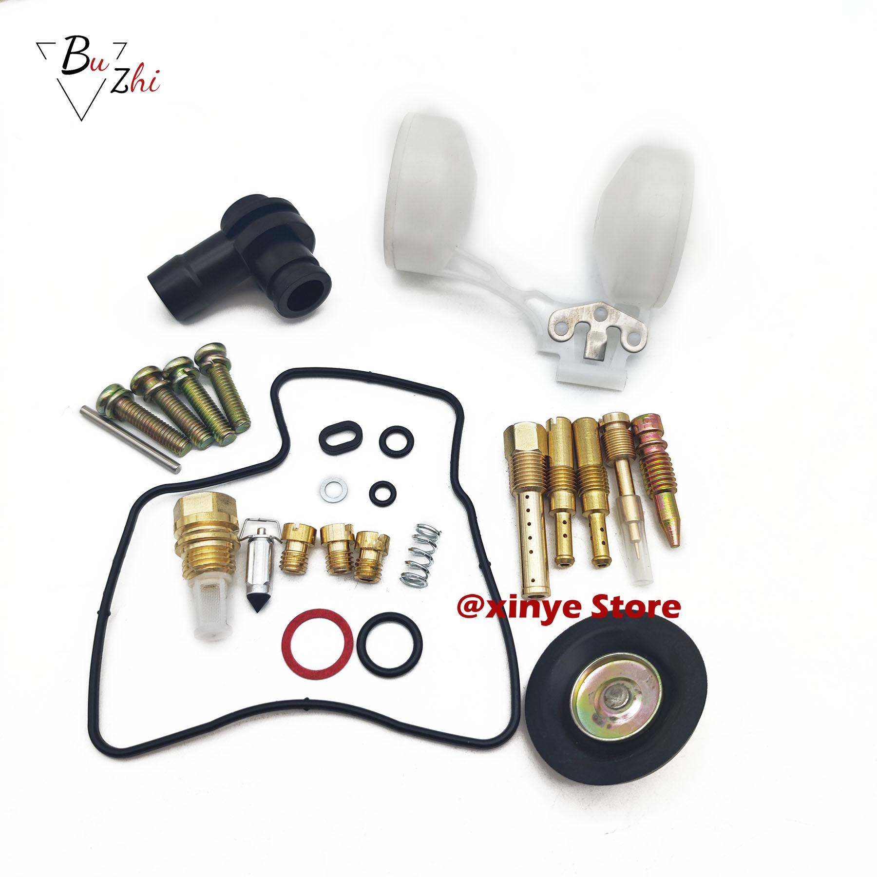 Carburetor repair kit needle valve gasket air screw with float for Honda VLX400 VLX600 XLX Steed 400 600 NV400CC 1set