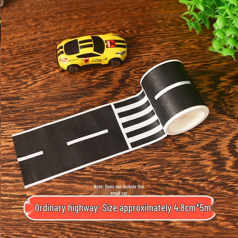 Traffic Track Stickers & Road Tape Set for Kindergarten DIY Playground Activities