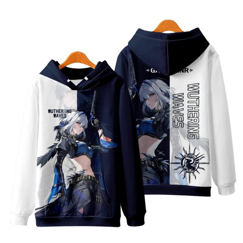 Game Wuthering Waves All Role Playing Hoodie 3D Print Men Women Anime Sweatshirt  Spring Autumn  Hoodies Casual Y2k Tracksuit Coat