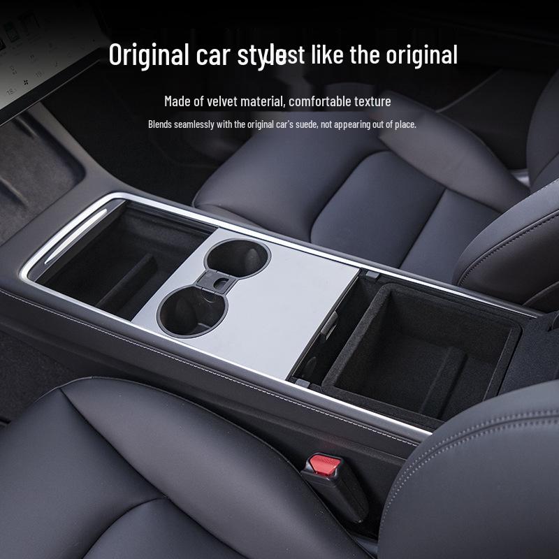 Compatible with Tesla Model 3/Y Refresh Center Console Armrest Organizer Tray