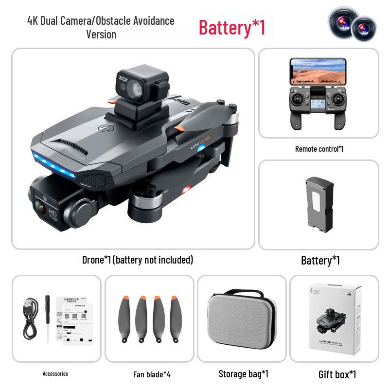 K918MAX Professional HD Drone with Laser Obstacle Avoidance and GPS