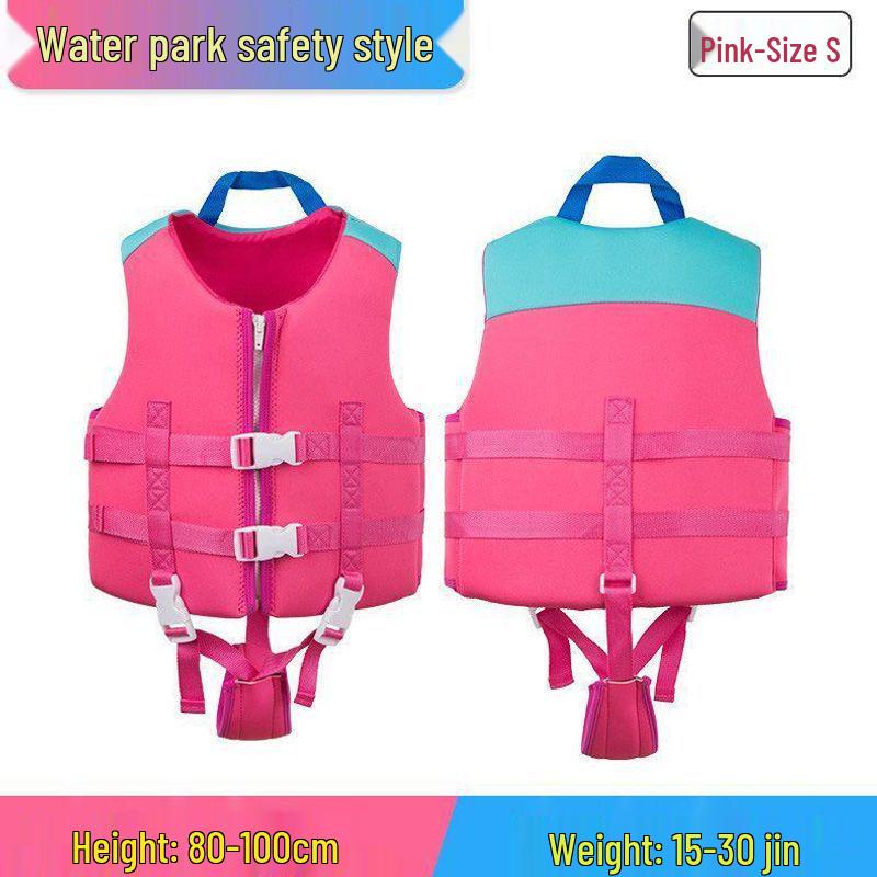 Kid's Non-Inflatable Buoyancy Vest - Beginner Anti-Drowning Swim and Wading Jacket