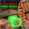 Macchina per Hot Dog Pressa per Salsicce Estrusore per Strisce di Carne Strumento Fai-da-te da Cucina Salsiccia Fatta in Casa Gadget da Cucina