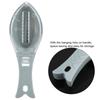 Fast Remove Fish Skin Scraping Brush Plastic Scraper Kitchen Cleaning Fishes Knife(White)