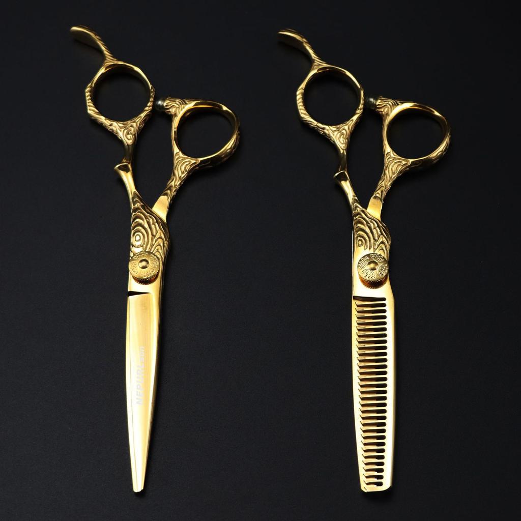 6.0 Inch Jp440C Nepson Sg-05 High-End, Hair Scissors, Flat Scissors, Thin Scissors