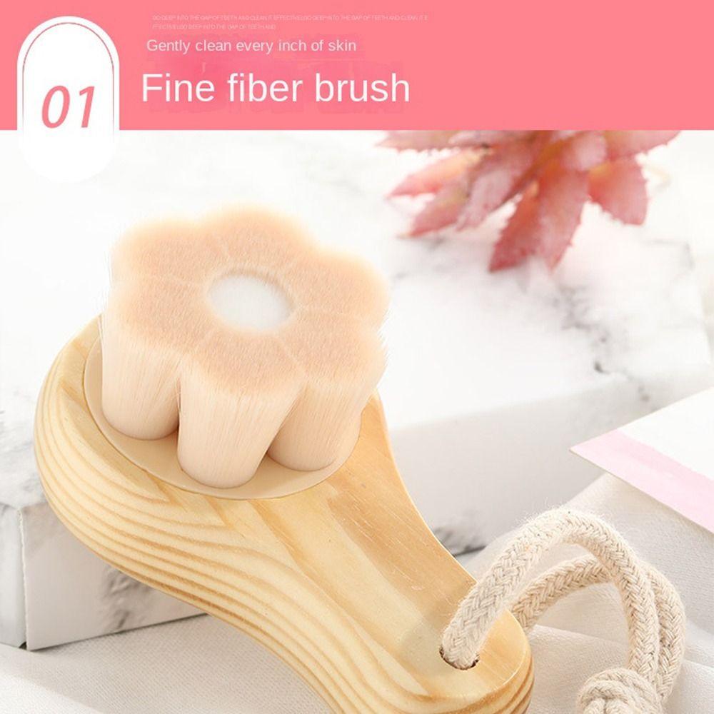 Accessories Body Exfoliating Facial Cleansing Brush Massage Scrubber Wash Face Brush Skin Care Tool