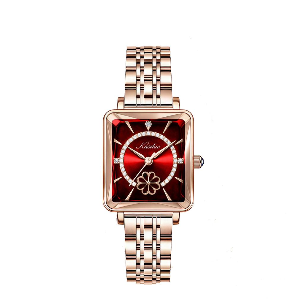 Retro Small Green Watch Luxury Women'S Watch Waterproof Steel Belt Women'S Watch