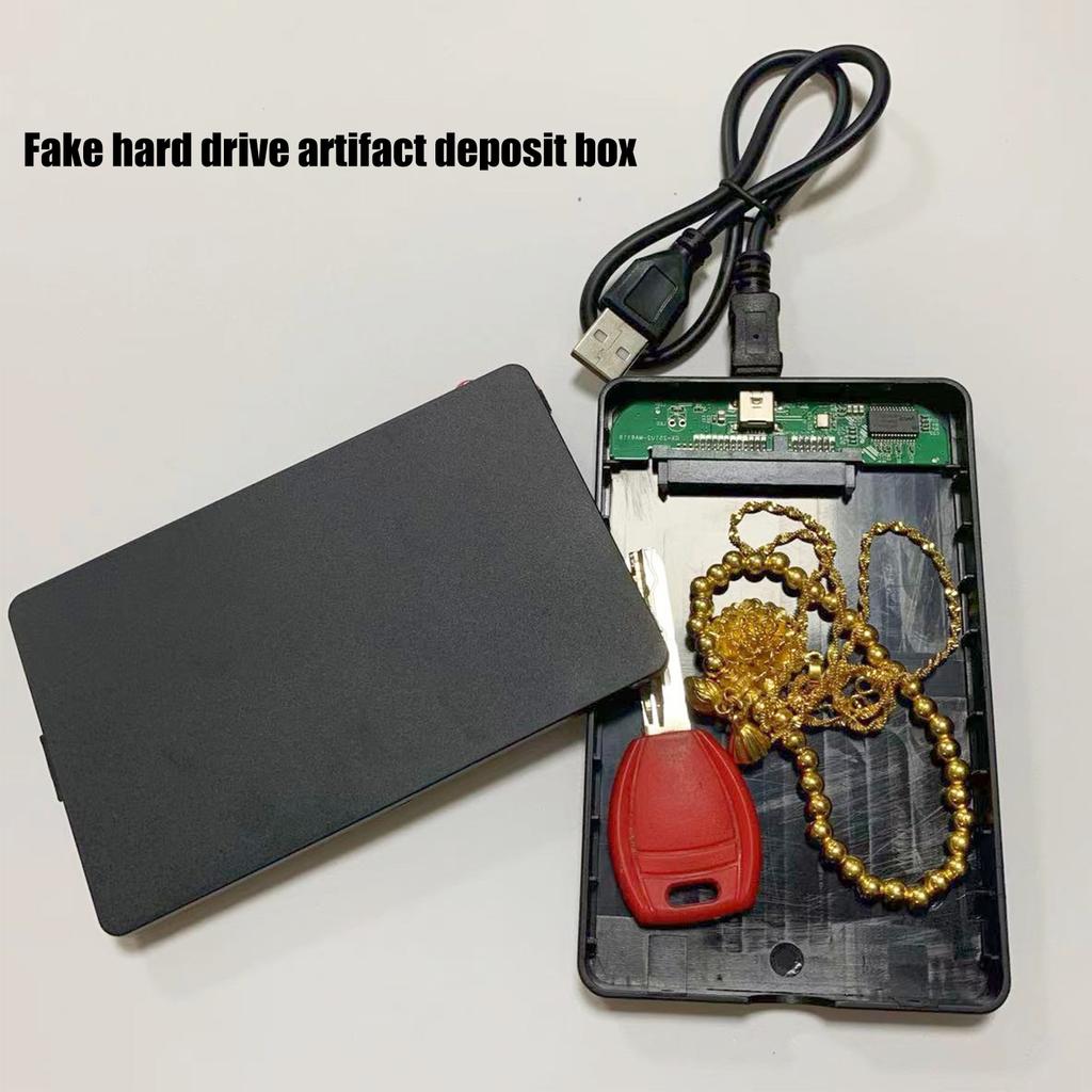 Tragbarer geheimer Bargeld-Aufbewahrungsbehälter Diskreter Aufbewahrungskoffer zur sicheren Aufbewahrung von Bargeld und Schmuck zu Hause oder im Büro