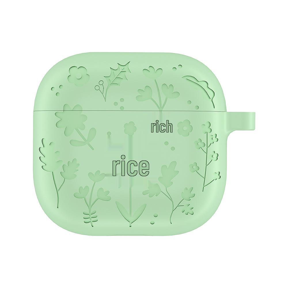 Solid Color Silicone Protective Cover for Apple AirPods 4th Gen