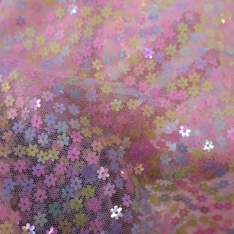 Sparkly Sequin Fabric Opaque Glitter Material for Wedding Stage Backdrop Decor Party Performance Costume DIY Sewing 1/3Yard