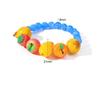 Stackable Fruit Acrylic Bracelet 3D Elastic Cord Bracelet Cute Colorful Beads Bracelet  Daily Wear