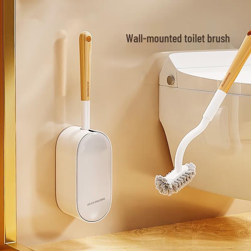 Aige Wall-Mounted Beech Handle Toilet Brush