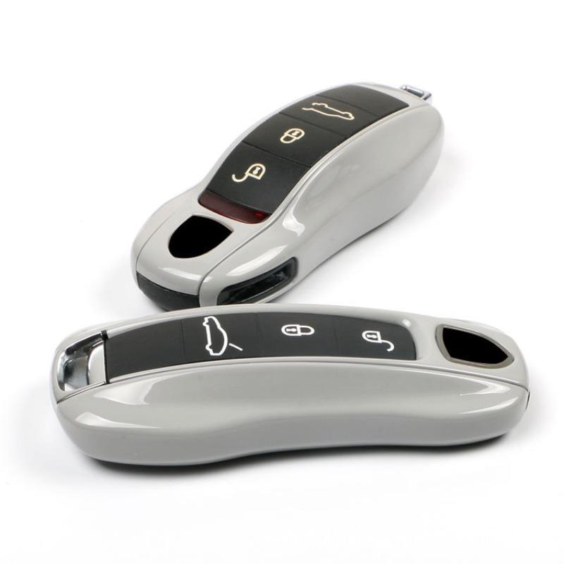 DFRG8 Car Key Case Key Cover Shell Case Protective Cover Accessories For Porsche Cayenne Taycan 911 718 Macan Panamera