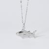 O Chain Around Neck Necklace Waterproof Stainless Steel Conch Shell Starfish Pendant Necklaces For Women Men Accessories Jewelry