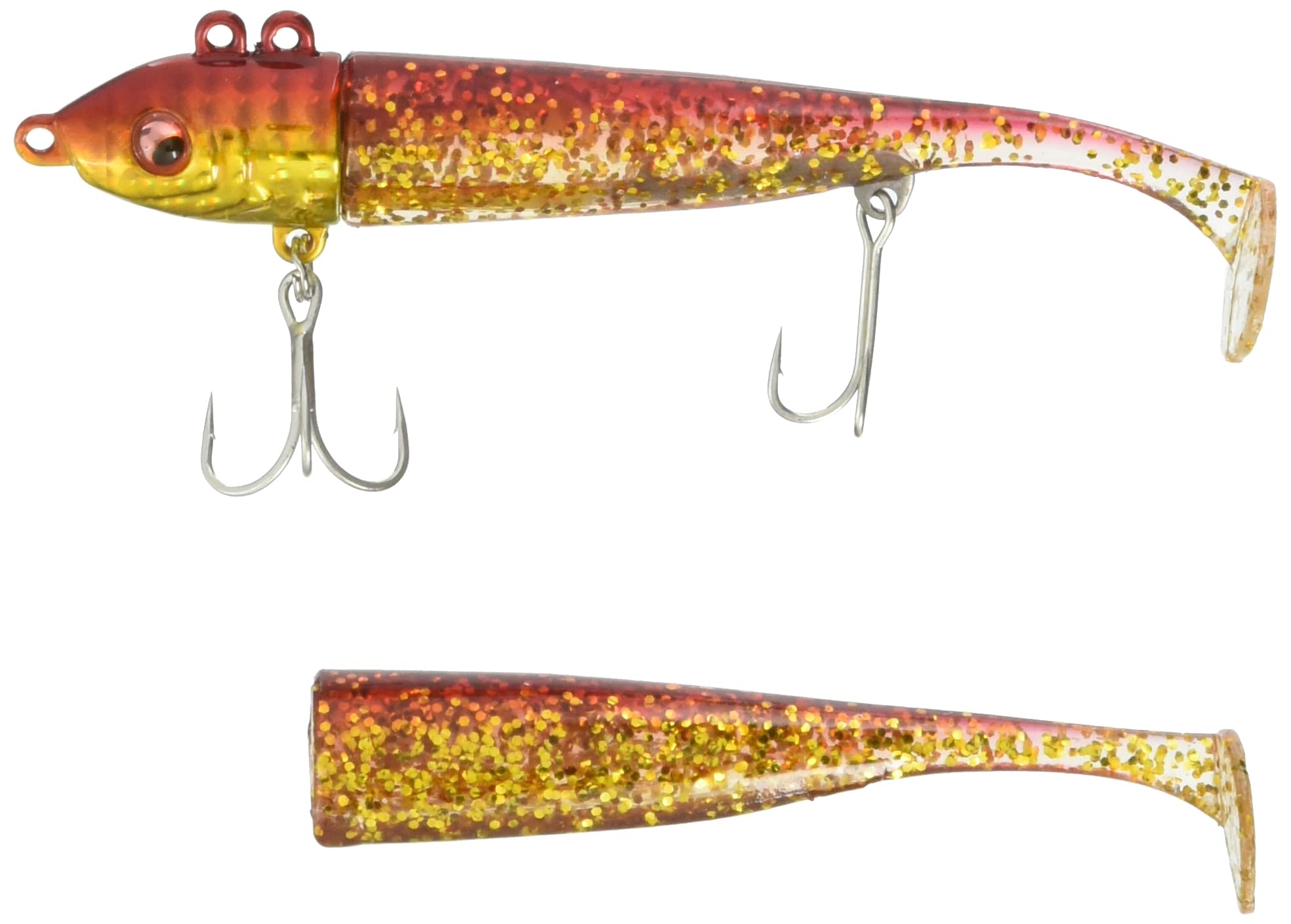 Glory Fish Lure Rabbit Head 22g Flounder Orange Gold LU-041 22g