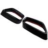 Pair of Rear Muffler Exhaust Pipe Covers for 18-22 BMW 5 Series G30/G38