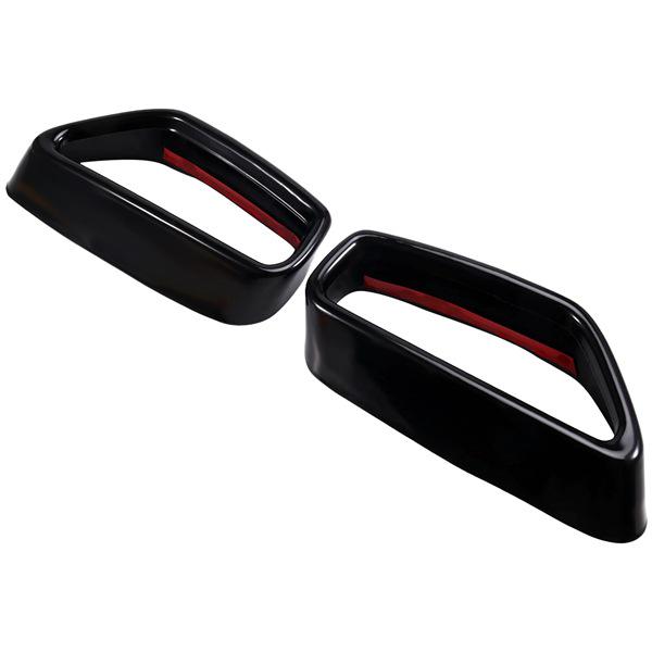 Pair of Rear Muffler Exhaust Pipe Covers for 18-22 BMW 5 Series G30/G38